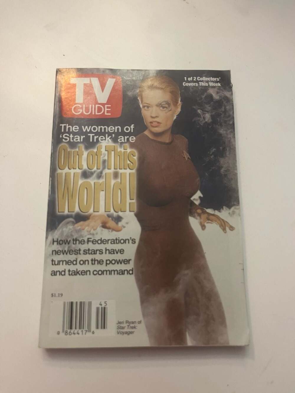 TV Guide Magazine November 8-14 1997 Women of Star Trek Jeri Ryan Cover